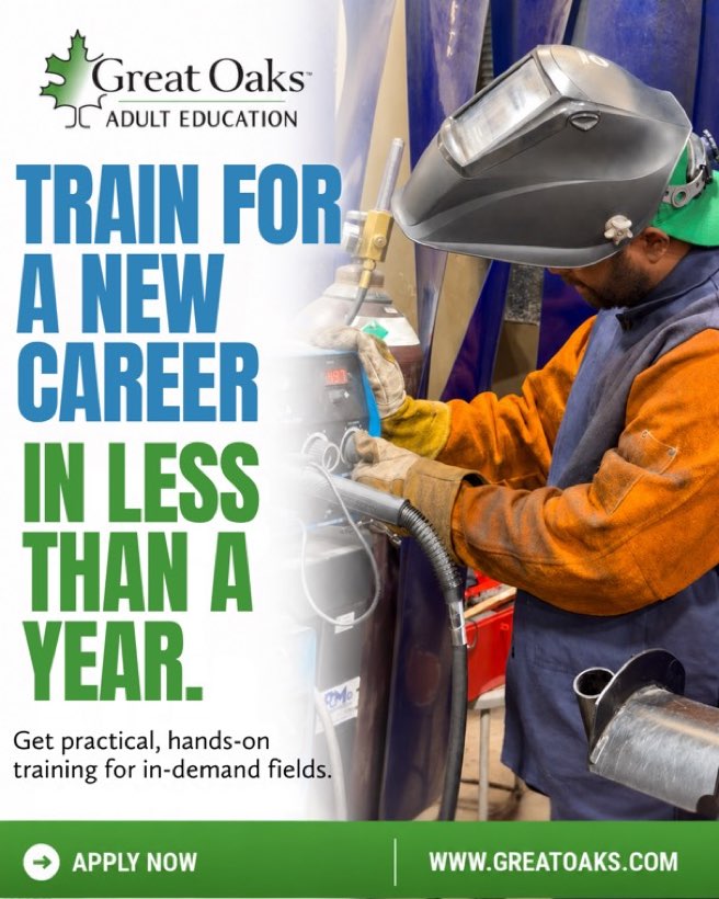 Great Oaks adult education post